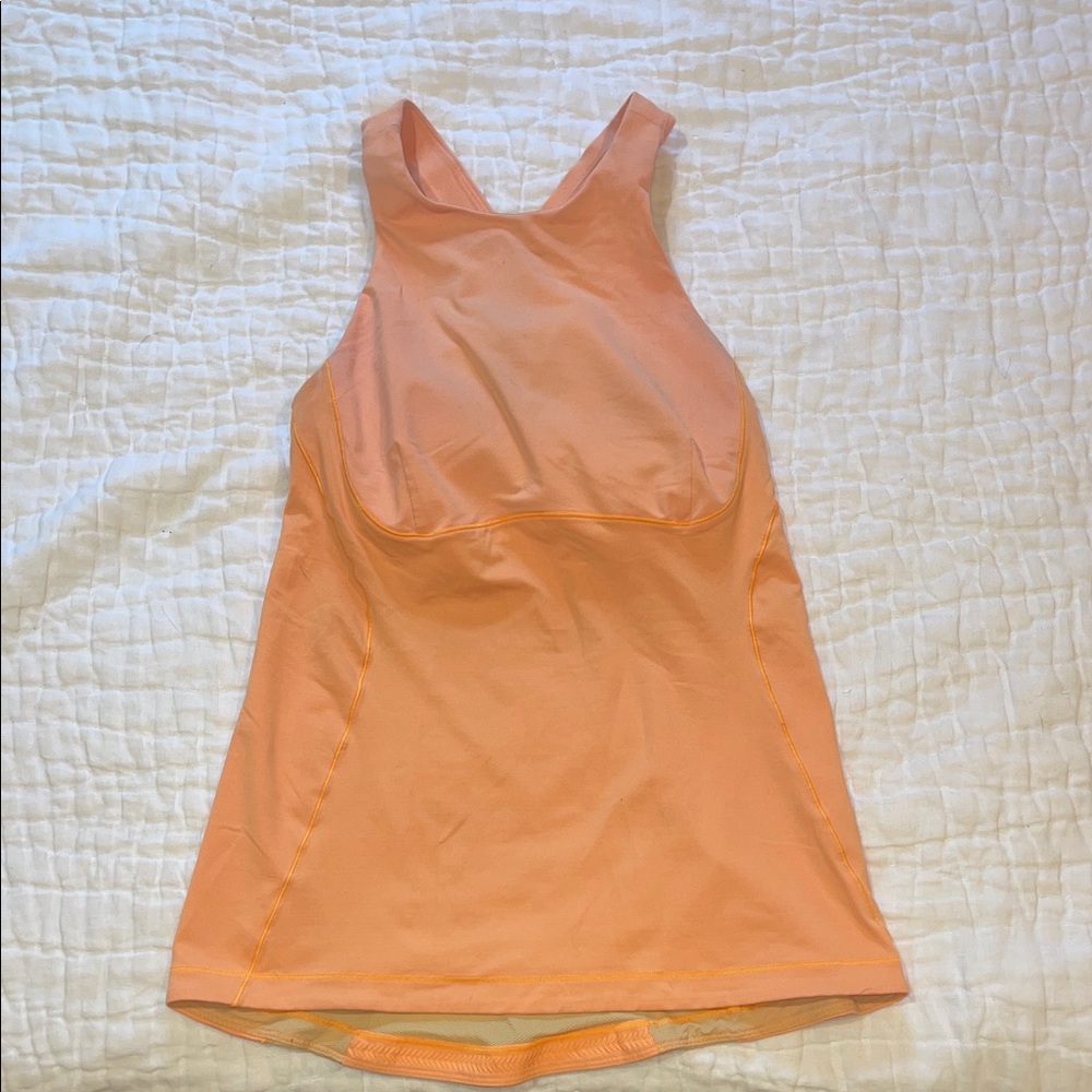 lululemon athletica Orange Tank Top